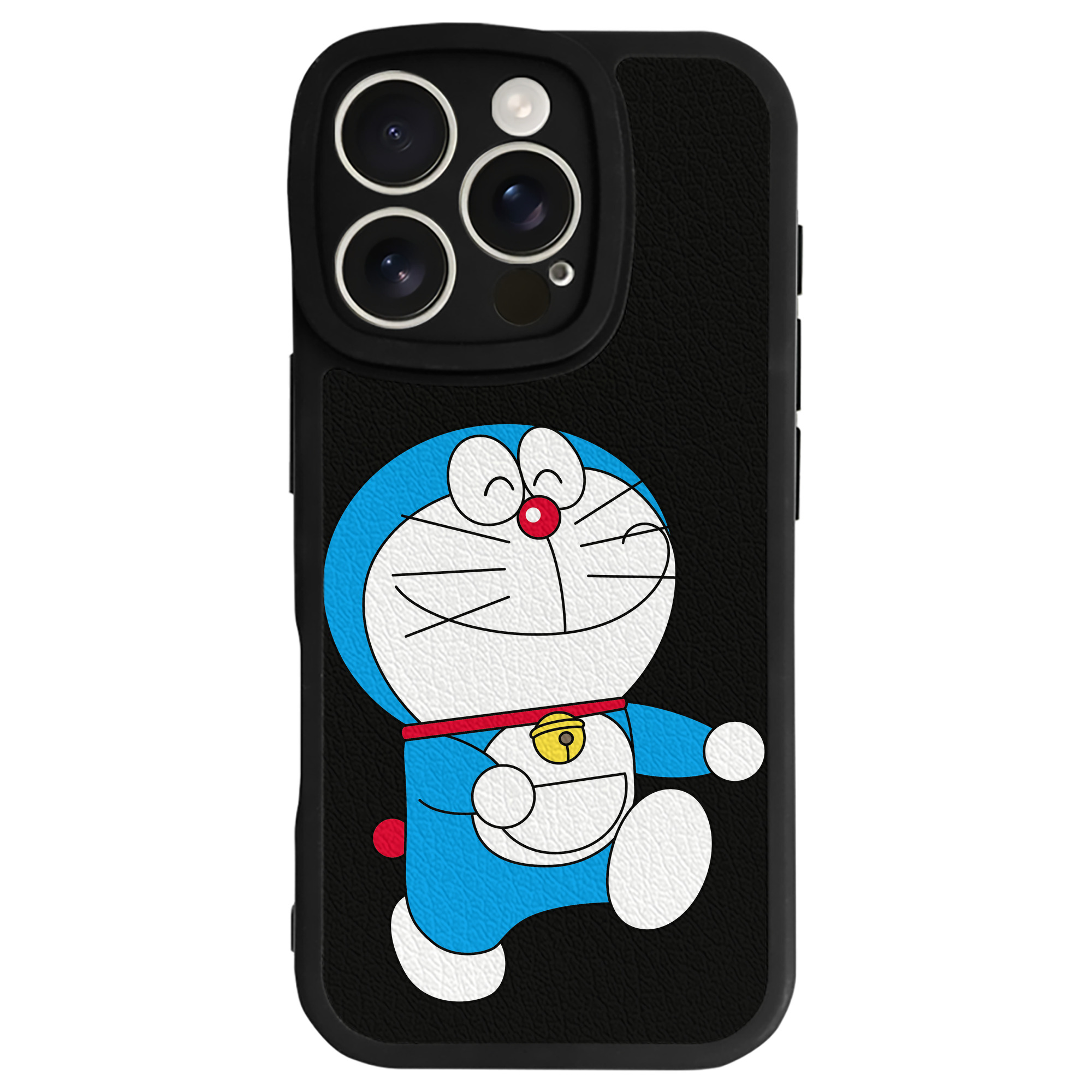 （画像用） ドラえもん Doraemon 【iPhone 16シリーズ対応】シリコンスマホケース（レザー調） 材質：シリコン
